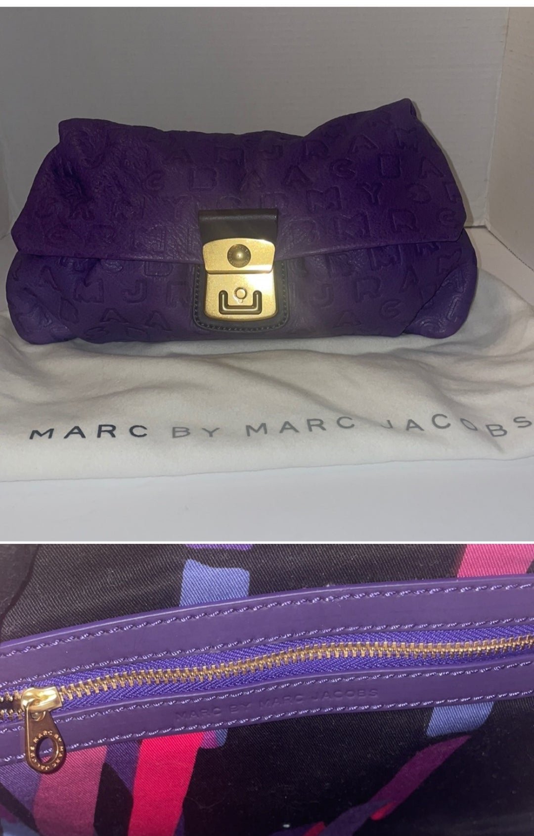 Marc Jacobs Eggplant Clutch